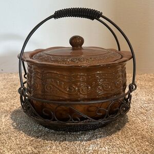 Celebrating Home Discontinued Venetian Bean Pot with Carrier